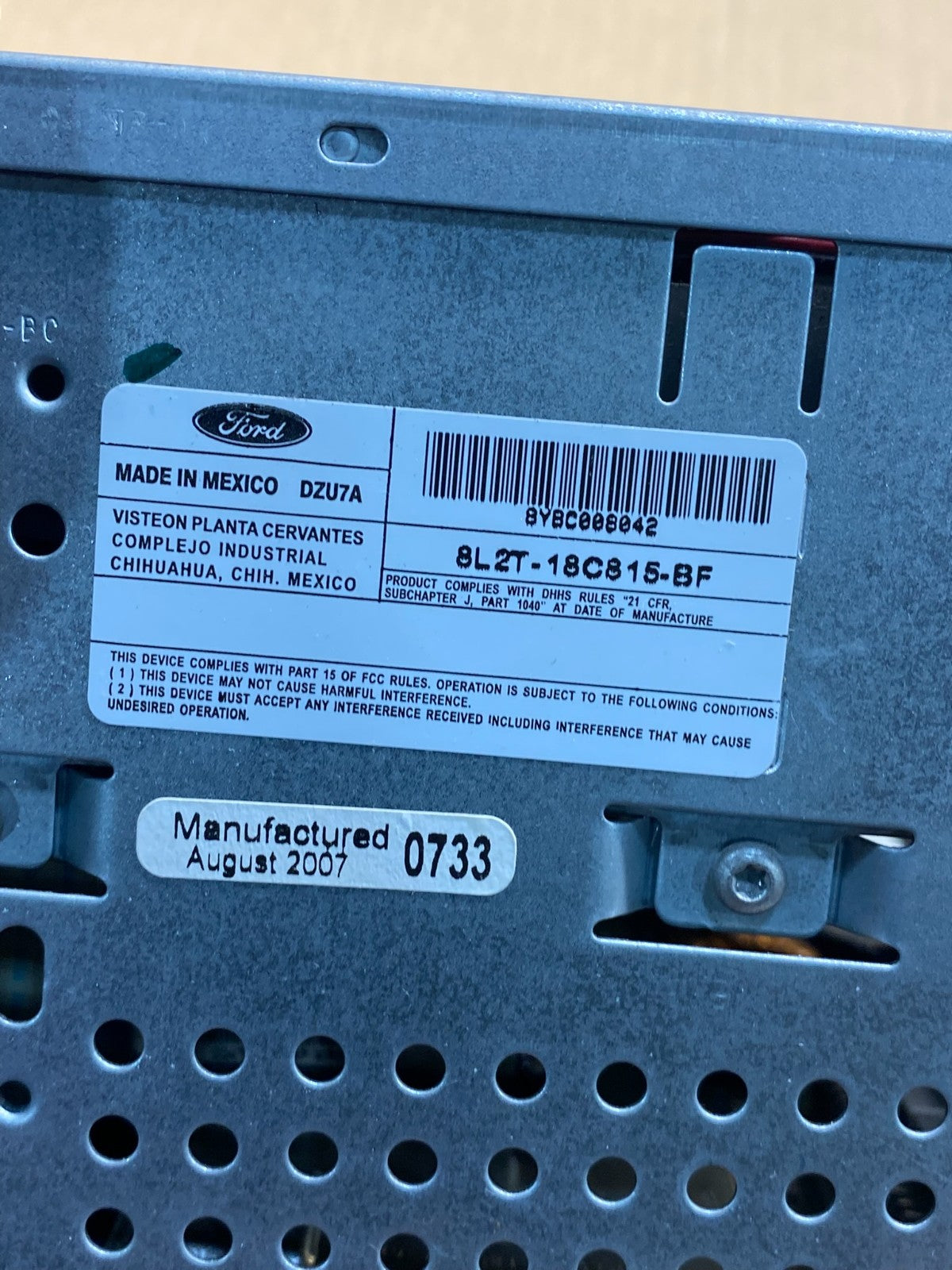 2008 - 2009 Ford Expedition Explorer Radio CD Player AM/FM AE1721 DG6