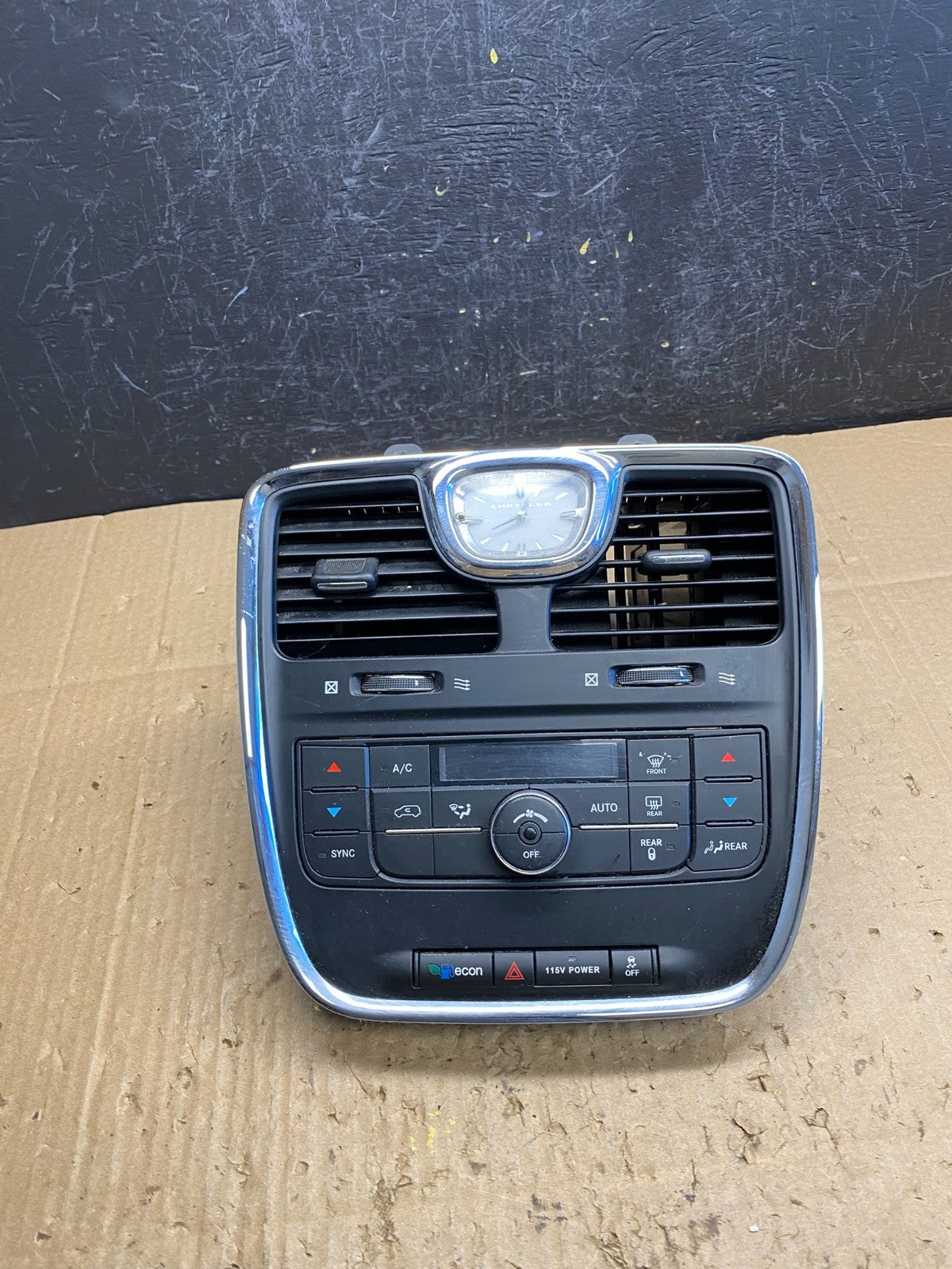 2011-2016 Chrysler Town Country Climate Control Panel Center Dash Trim AD1877 DG0