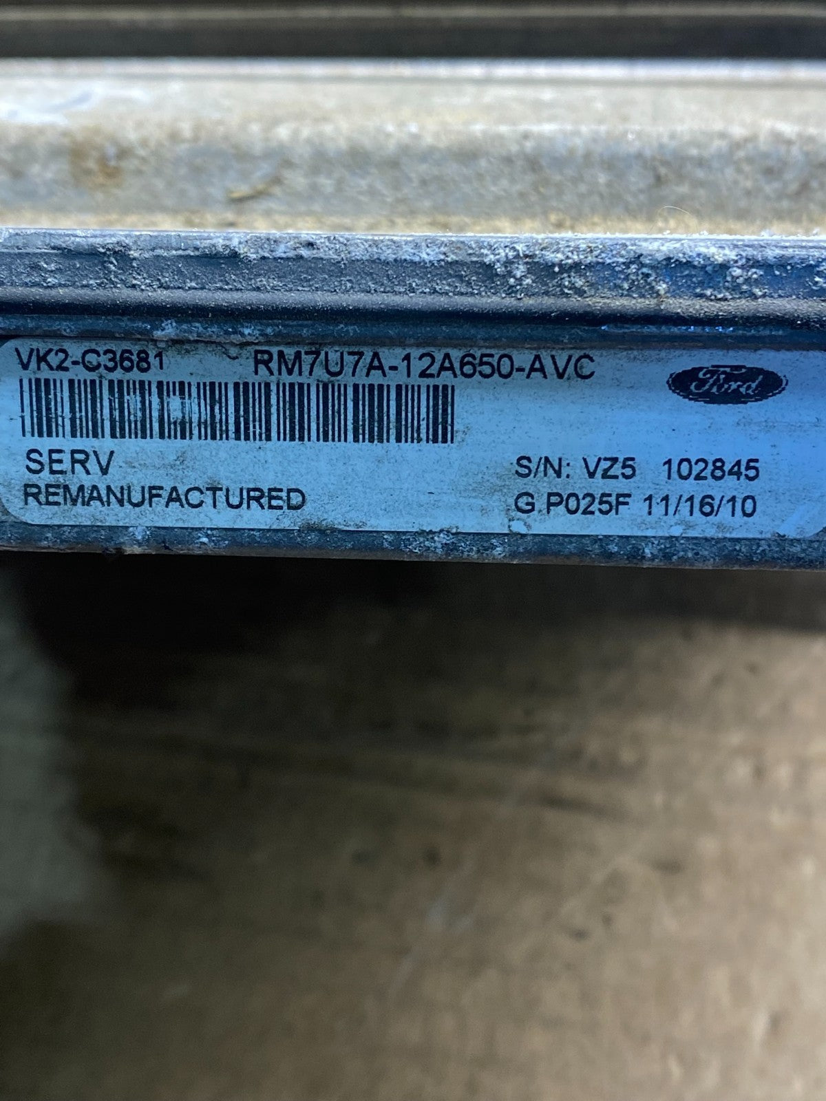 2007 Ford F-150 F150 5.4L Engine Control Unit ECU Computer Module af7691 DG2