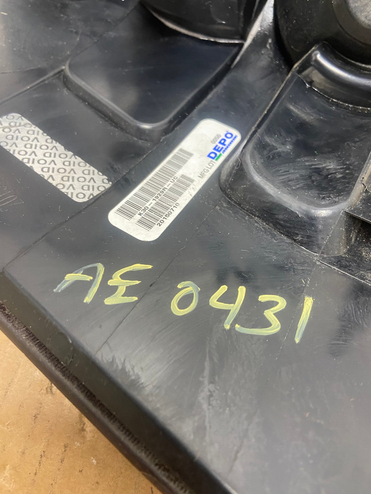 2006 to 2010 Ford Explorer Right Passenger Side Tail light DEPO AE0431 LK7
