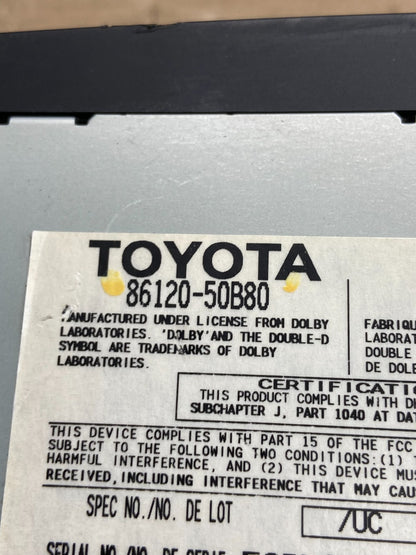 2004 - 2006 Lexus LS430 In Dash 6 Disc CD Cassette Player Radio AG0415 DG4