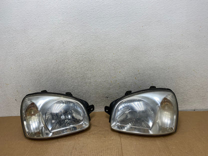 2001-2003 Hyundai Santa Fe Left+Right Headlights Halogen AI5852 DW0