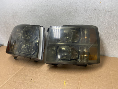 2007 to 2014 Chevrolet Silverado Left+Right Side Headlights AA1595 DW1