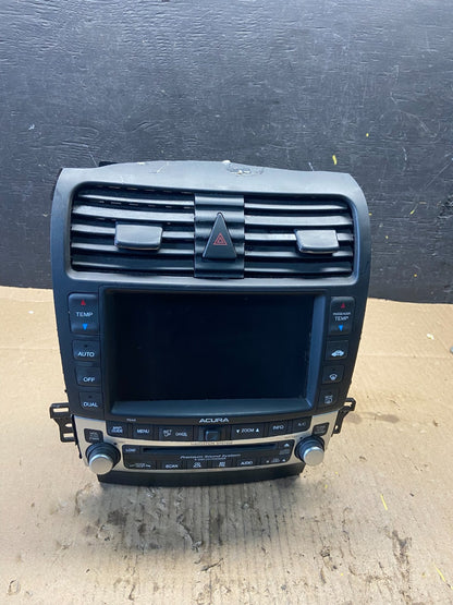 2006 2008 Acura TL Screen Display Navigation Radio Climate Control OEM T4295 DG0