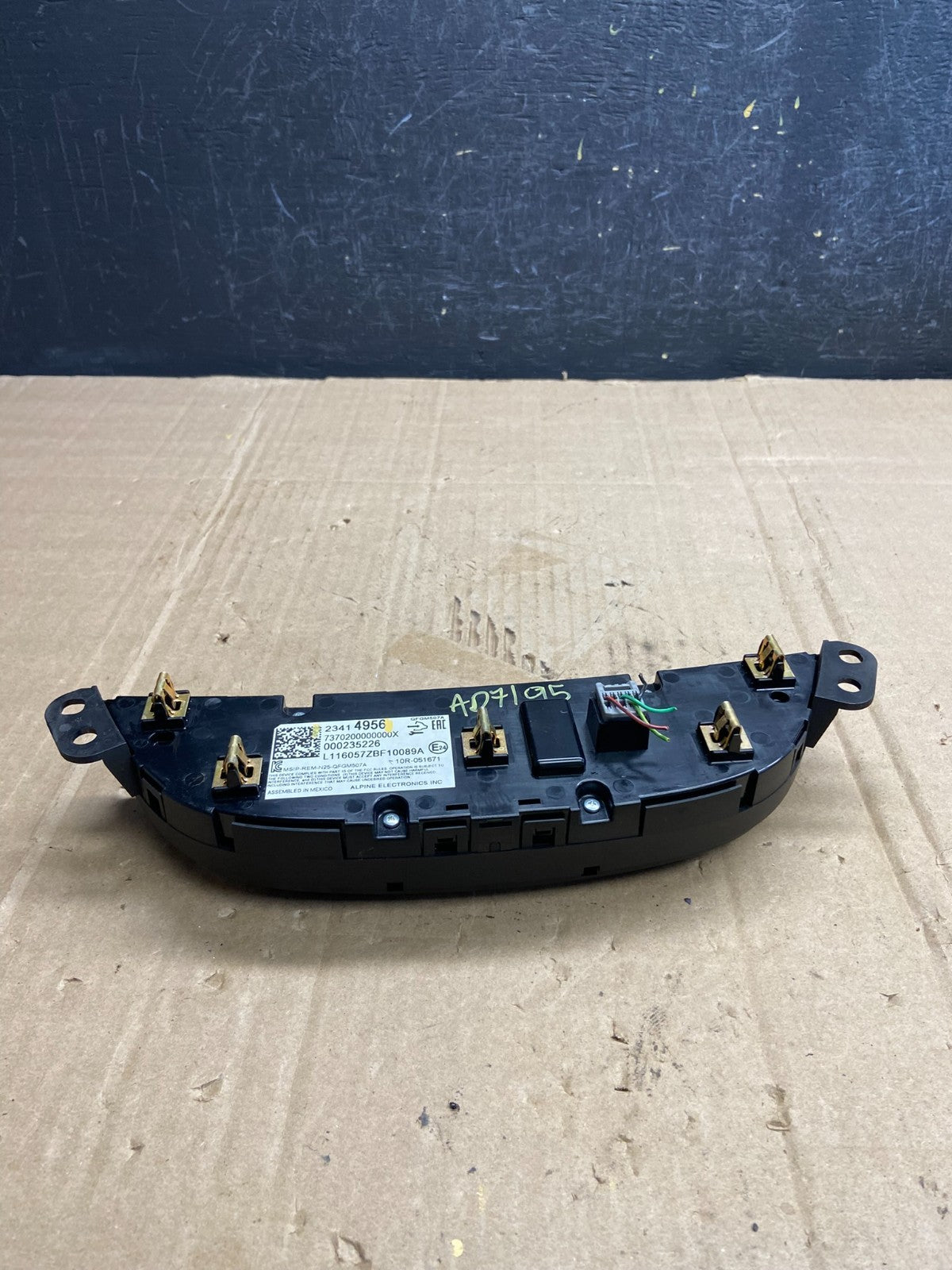 2016 to 2018 Chevrolet Malibu AC Heat Temperature Climate Control AD7195 DG4