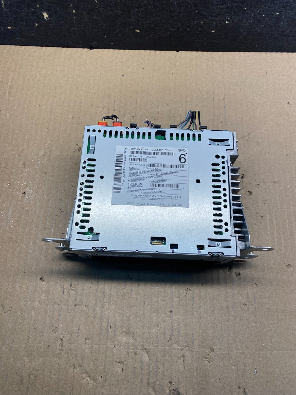 2013 Ford Explorer Audio Equipment Radio Receiver AM FM CD AI5057 DW4
