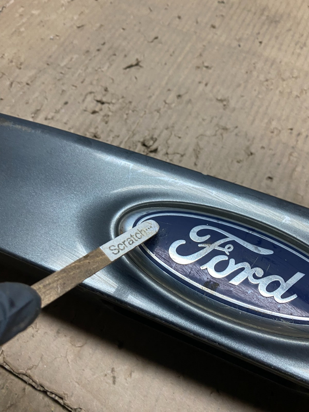 2013 to 2015 Ford Focus Rear Trunk Molding with Camera Oem X8154 DG5
