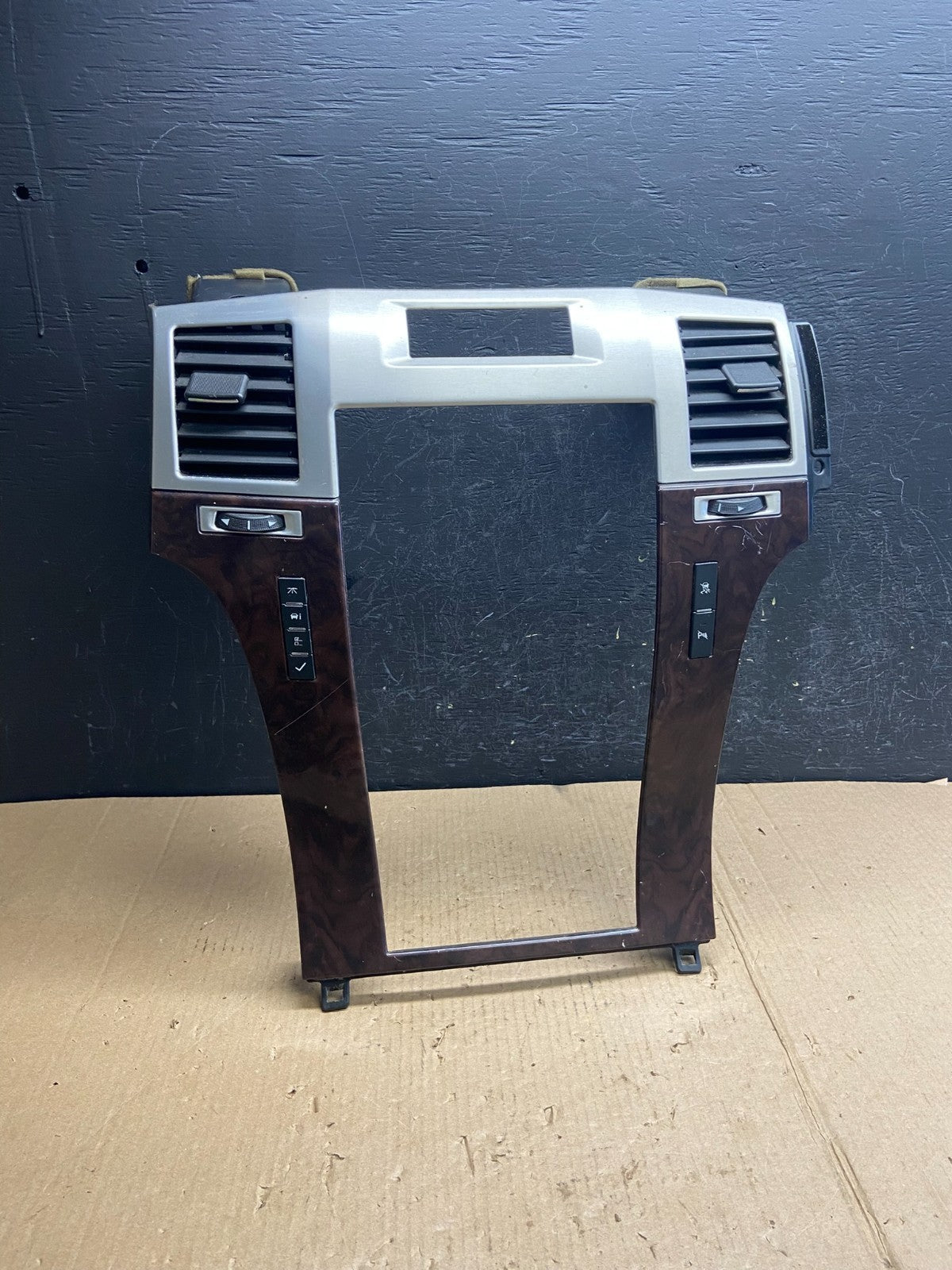 2007-2014 Cadillac Escalade Center Dash Trim Radio Bezel Vent Wood ae3865 DG0