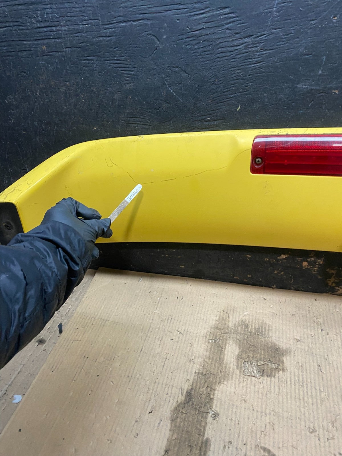2002-2003 Mitsubishi Lancer Rear Spoiler With Brake Light OEM X3576 DG13