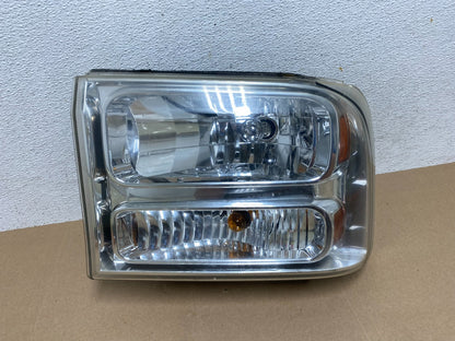 2005-2007 Ford F-250 F250 Super Duty Left Driver LH Side Headlight AE6628 DW0