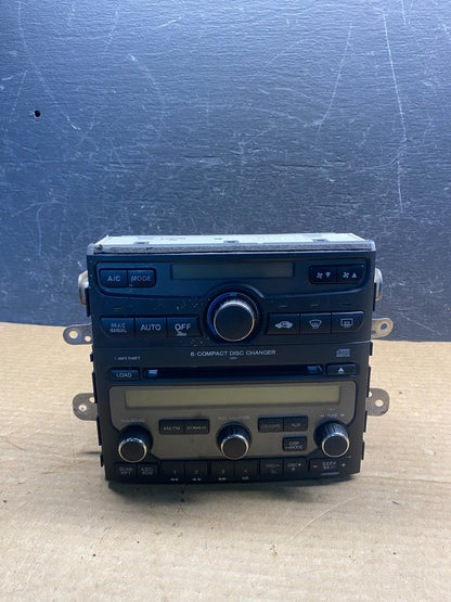 2006-2008 Honda Pilot Center Radio AM CD Player Climate Control af7813 DG0