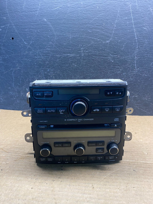 2006-2008 Honda Pilot Center Radio AM CD Player Climate Control af7813 DG0