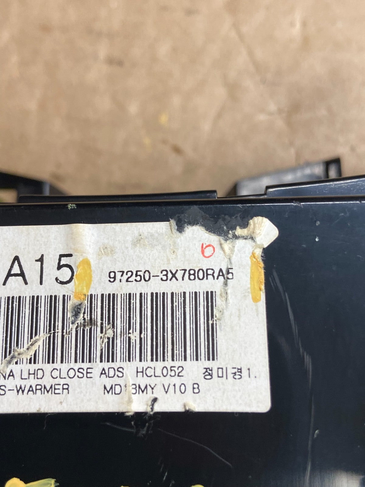 2011 - 2013 Hyundai Elantra Center Heater A/C AC Climate Control Panel AF1998 DG5