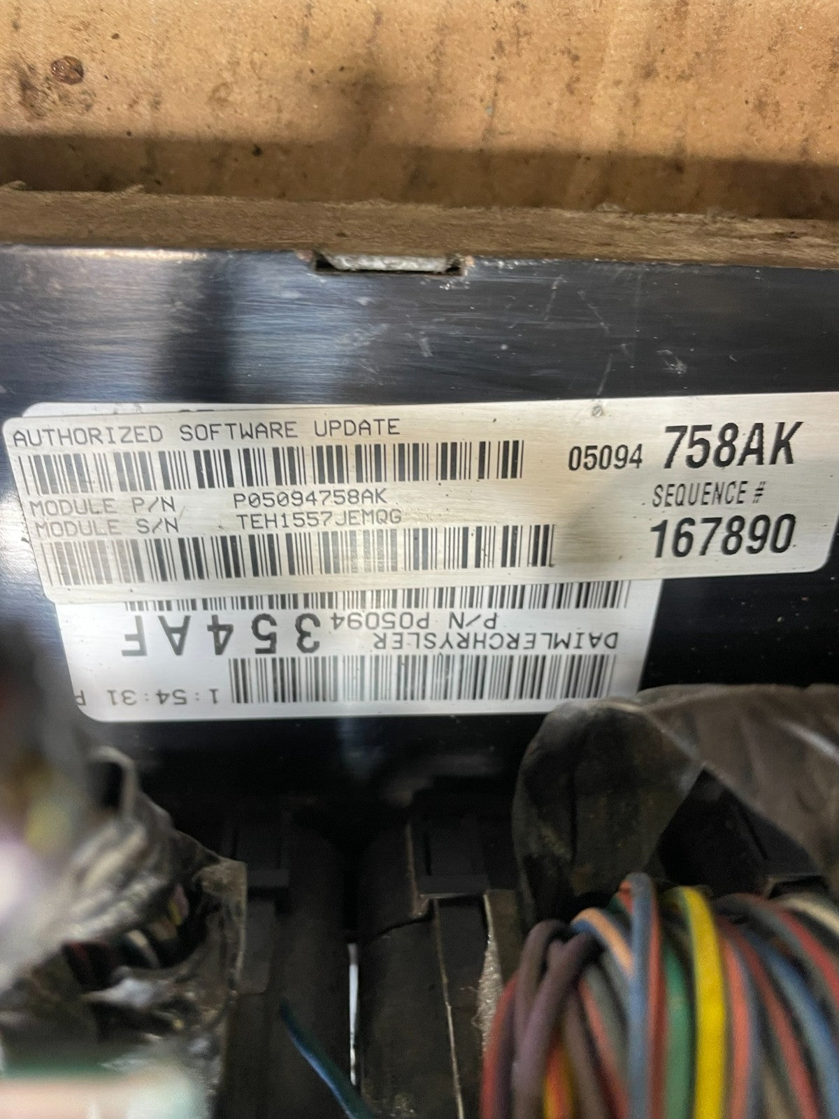 2007 Dodge Durango 4.7L  Engine Computer Module ECU PCM R3799 DG3