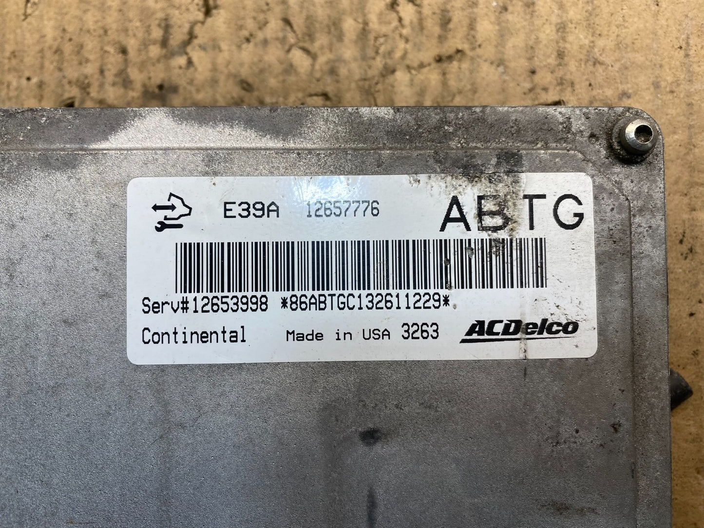 2012 GMC Acadia Traverse Engine Control Module ECM ECU 12657776 AE8051 DW2