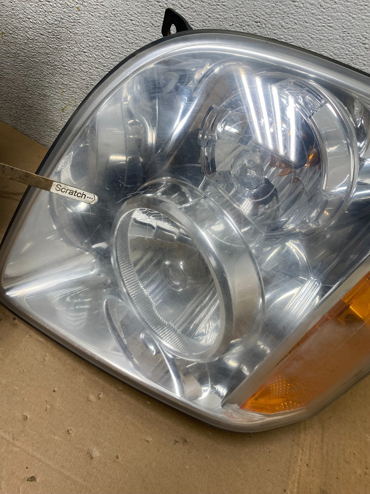 2007 - 2014 GMC Yukon Halogen Headlights Left+Right Side Set R0632 DW3
