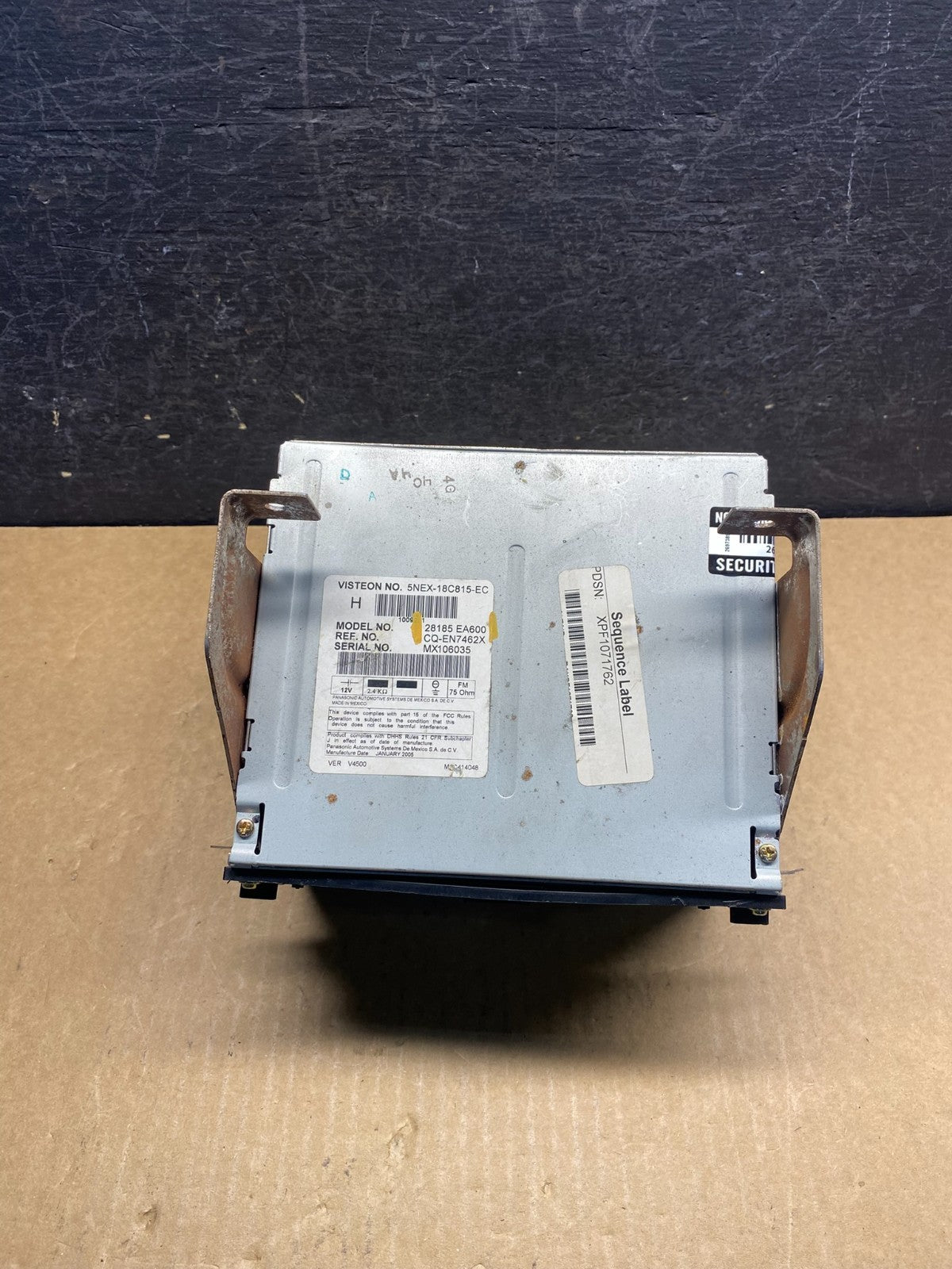 2005 Nissan Pathfinder Am Fm Cd Player Radio Receiver AG6037 DG3