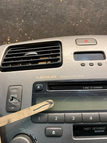 2002-2006 Lexus ES330 Es300 Radio Receiver Tape CD Air Vent Bezel OEM X0866 DG2