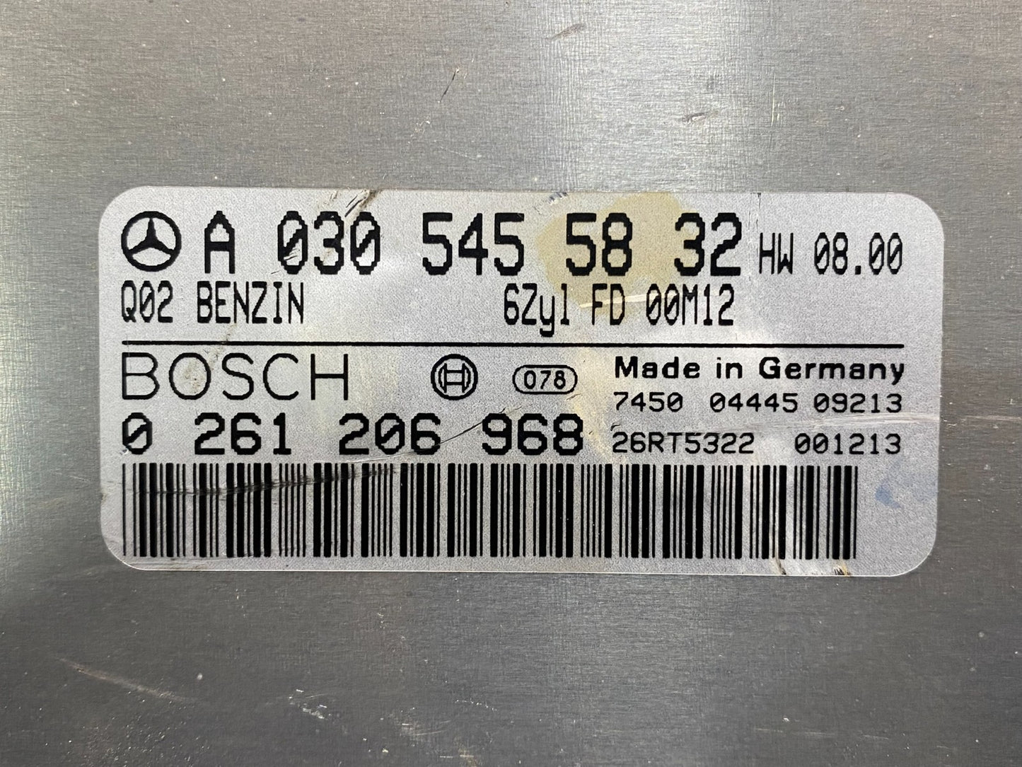 1998 - 2002 Mercedes E320 ABS ESP Control Module a0305455832 AF7673 DG2