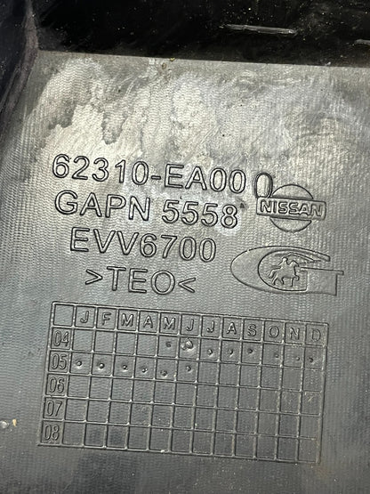 2005 2006 2007 2008 Nissan Xterra Front Upper Grill Grille AD8339 DG6