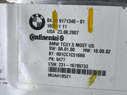 2007 to 2011 Bmw Bluetooth  Control Module Computer Telematics OEM S2714 DG4