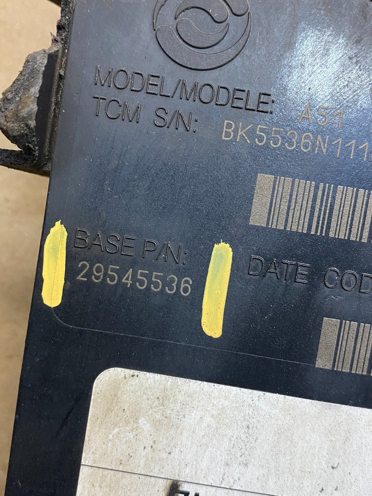 29545536 Allison TCM Transmission Control Module Computer Auto AI7361 DG2