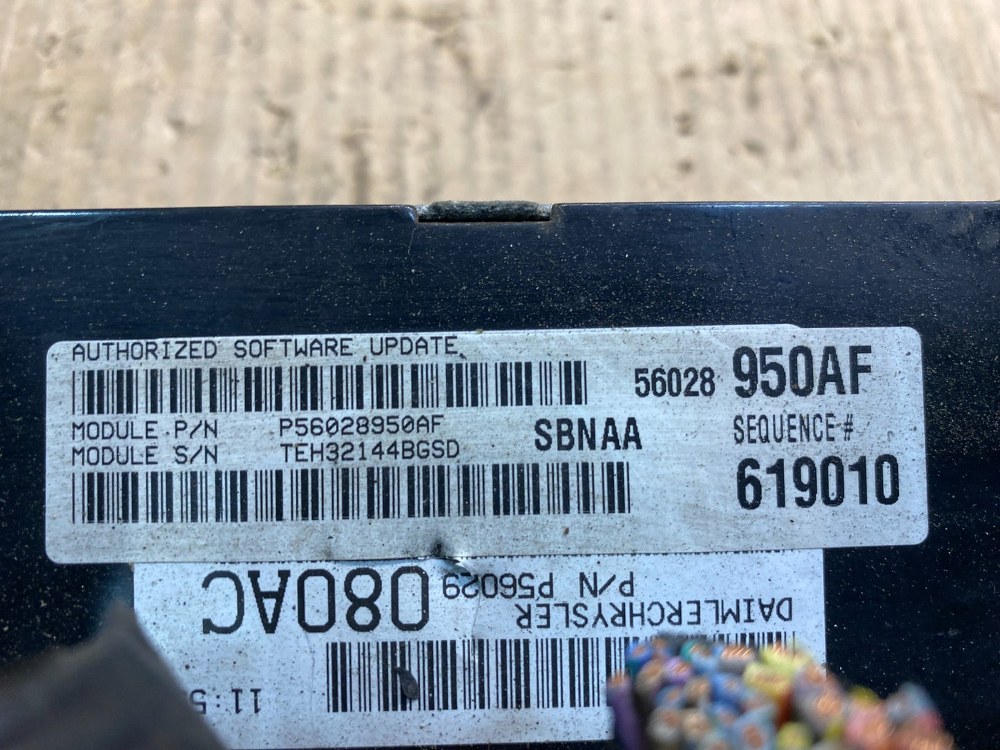 2005 Dodge Durango 4.7 Engine Contol Module Computer ECM ECU OEM  AA7433 DG4