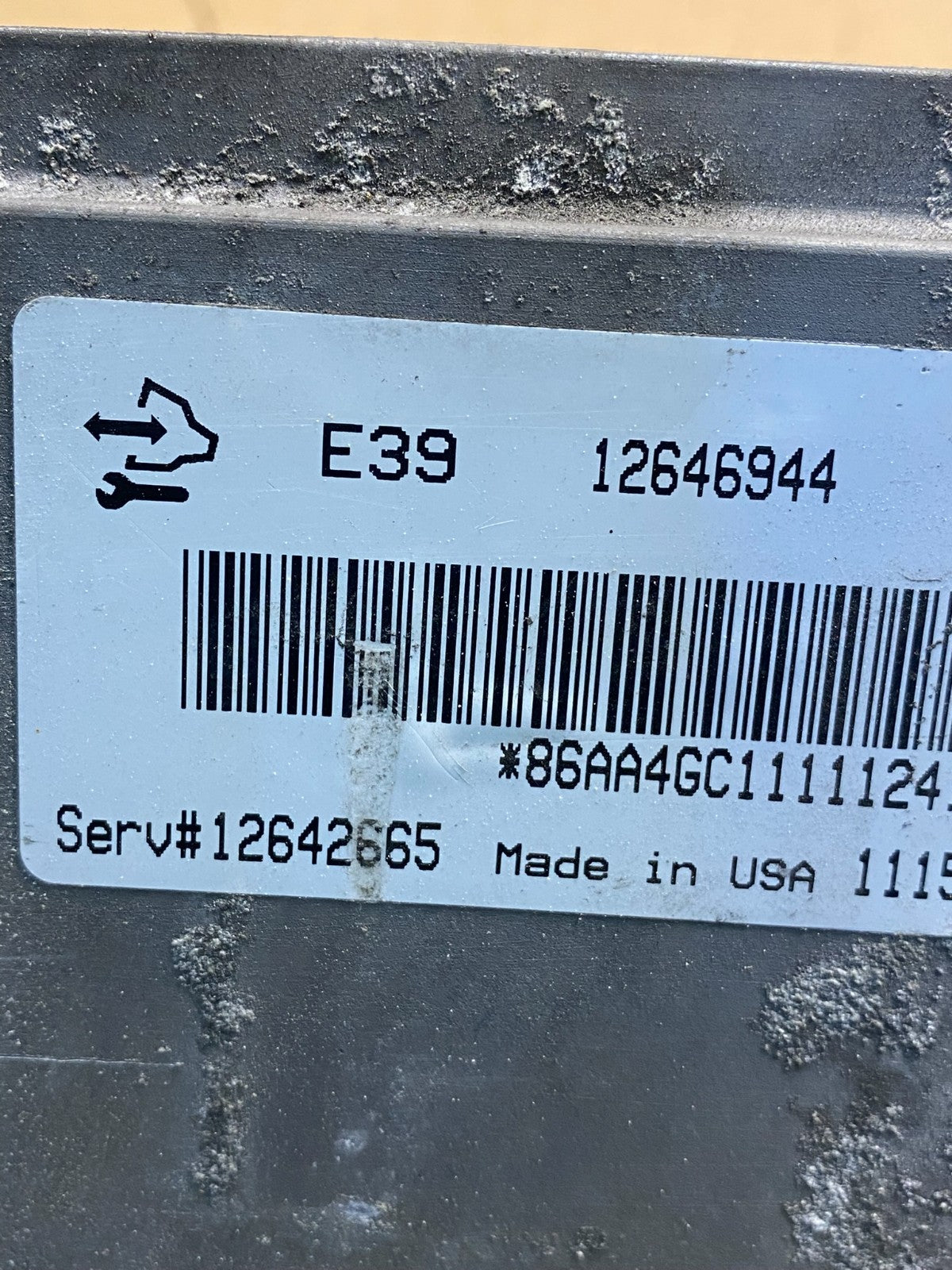 2010 2011 Chevrolet Equinox Terrain Ecu Engine Control Module Unit Ecm AG3894 DG2