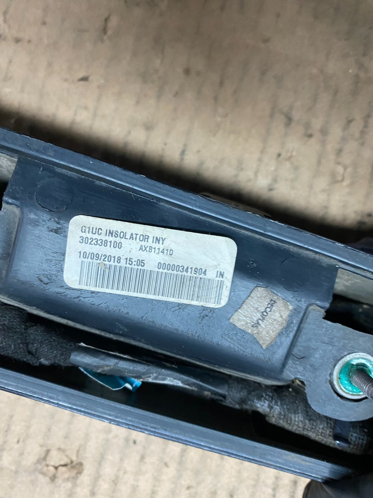 2016-2019 Chevrolet Trax Rear Trunk Camera Molding Trim Oem J7302 GD10