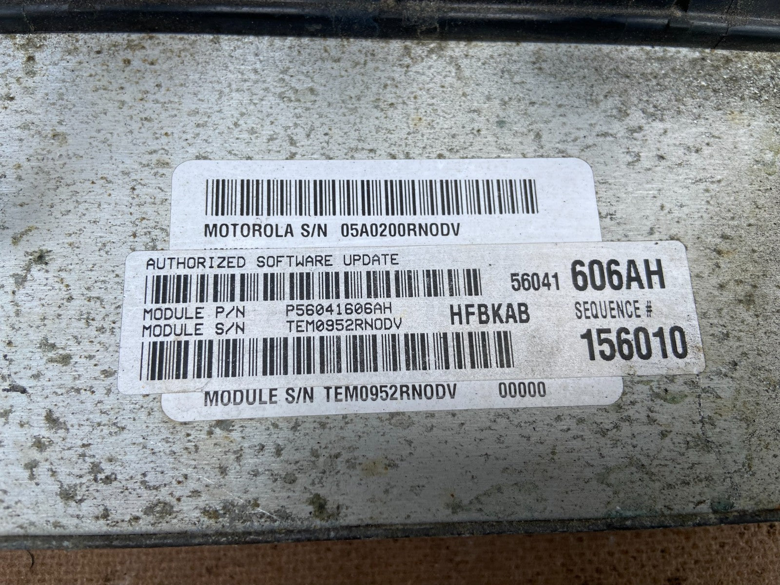 2002 Jeep Liberty 3.7L Engine Computer Module ECM PCM ECU AD2914 DW2