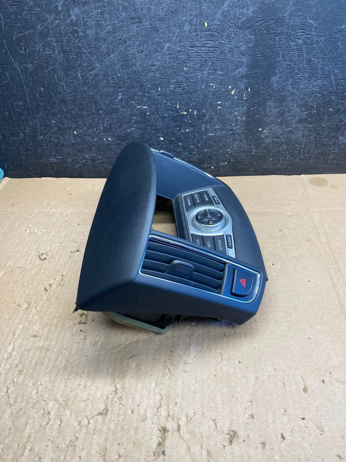 2009-2014 Nissan Maxima Center Console Climate Control Radio Bezel OE AJ1609 DG1