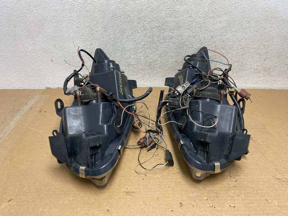 2005 to 2010 Scion Tc Left+Right Side Set Black LED Headlights AH4209 DG6