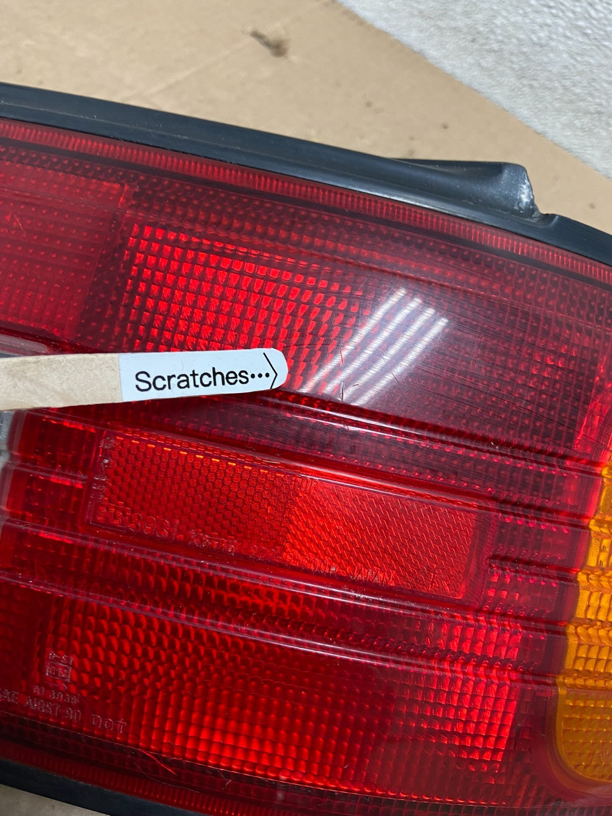 1992 to 1995 Mazda Protege Right Passenger Side Tail Light OEM Y3252 DW3