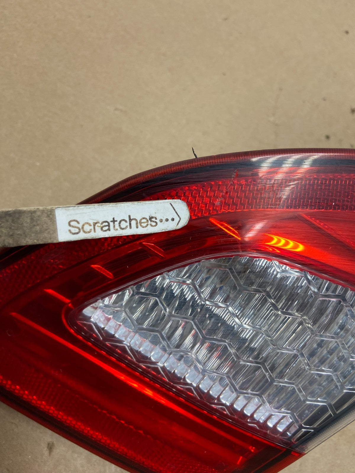 2011 to 2013 Ford Fiesta Right Passenger Side Tail Light Inner AG3413 PS3