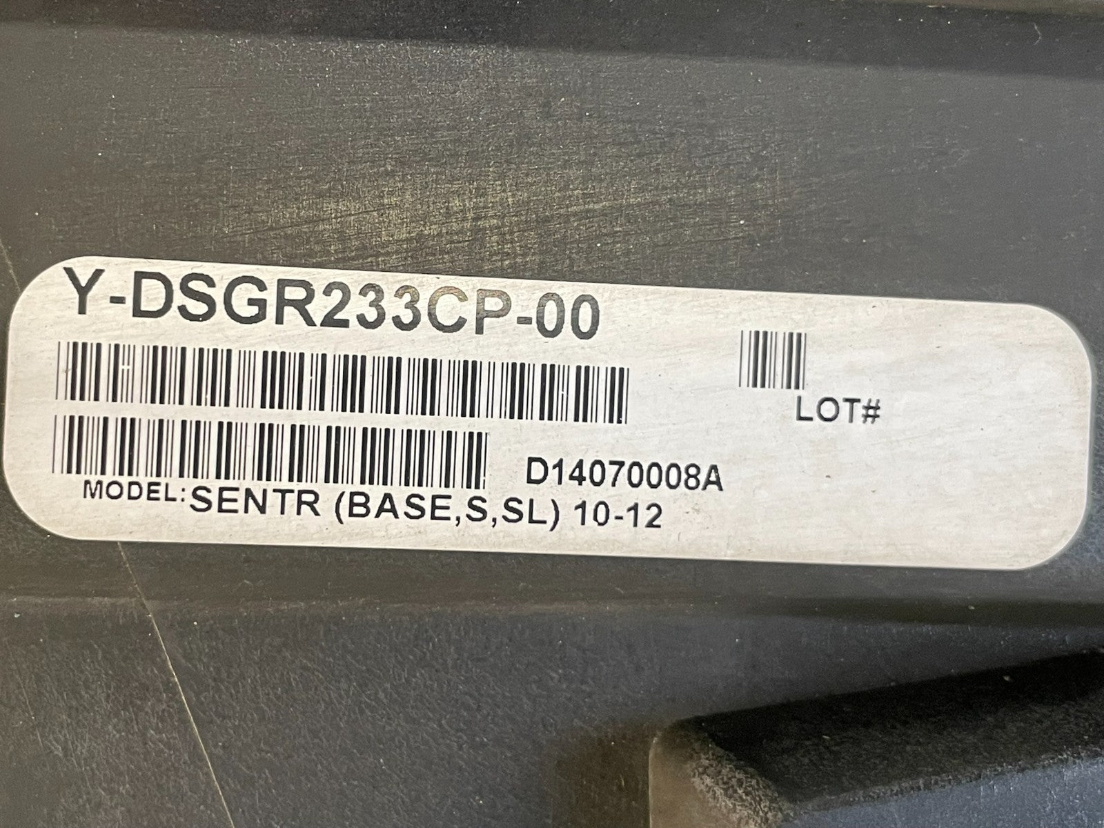 2010 to 2012 Nissan Sentra Front Upper Grill Grille Aftermarket AG7684 DG5