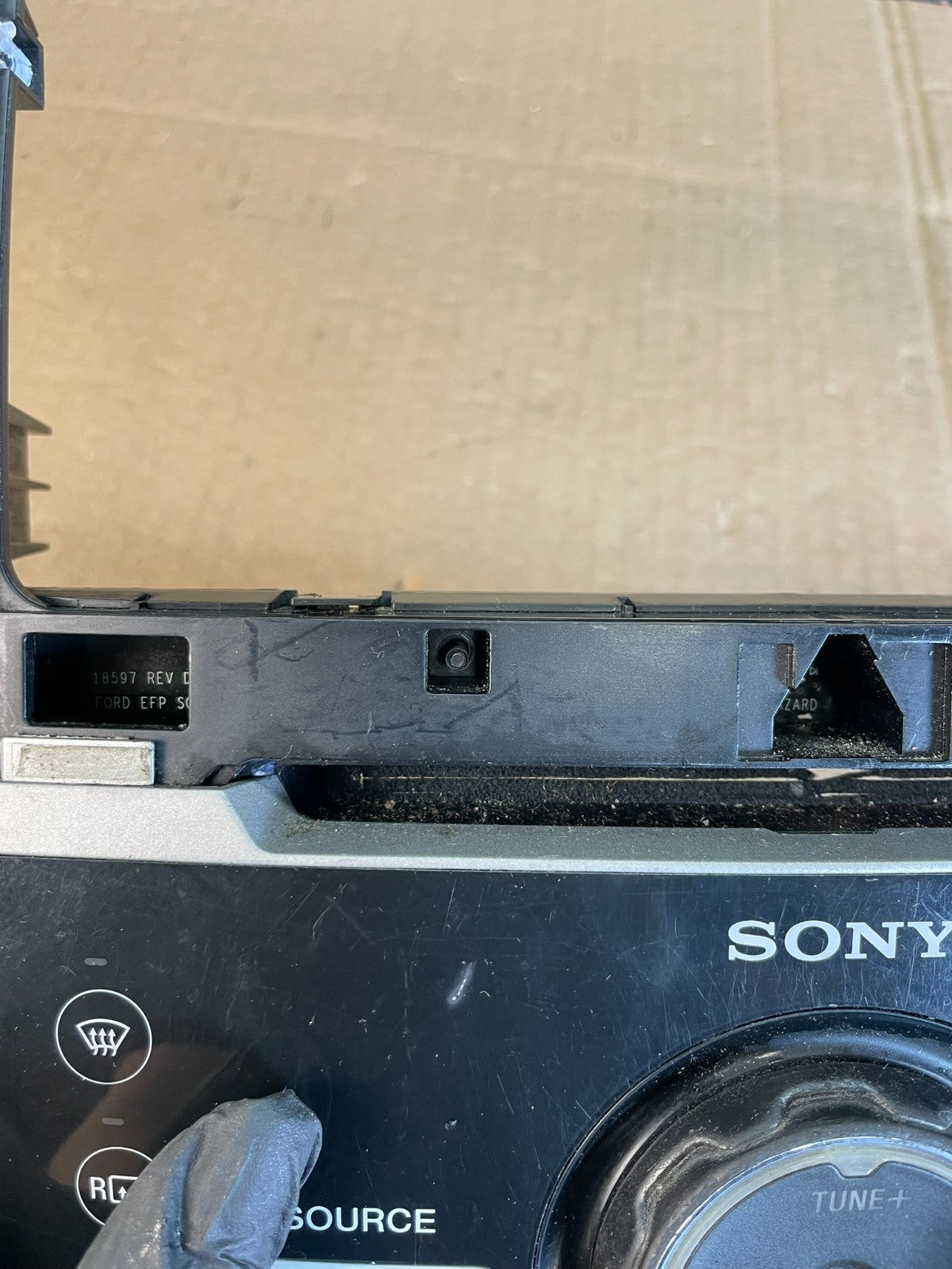 2011-2014 Ford Edge Heater Climate Control Sony Radio CD Control Dash AC2301 DG4