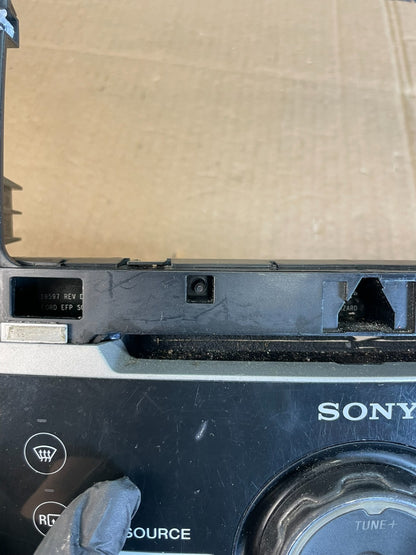 2011-2014 Ford Edge Heater Climate Control Sony Radio CD Control Dash AC2301 DG4