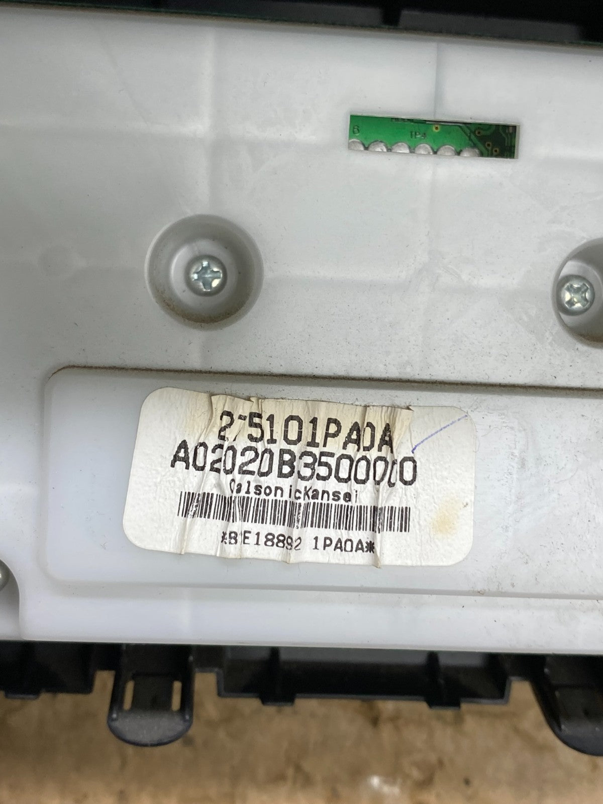 2012-2021 Nissan NV2500 NV3500 Radio Bezel Center Trim Climate Control X1239  DG6