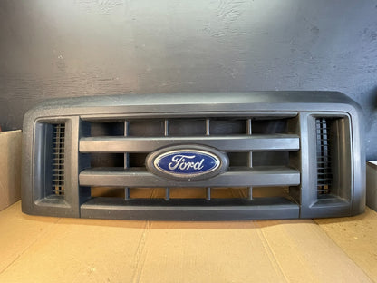 2008 to 2014 Ford Econoline E150 E250 Front Upper Black Grill Grille AC5304 DG0