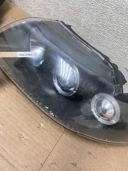 1999 to 2004 Ford Mustang Left+Right Set Side Black LED Headlights AB1719 DW6