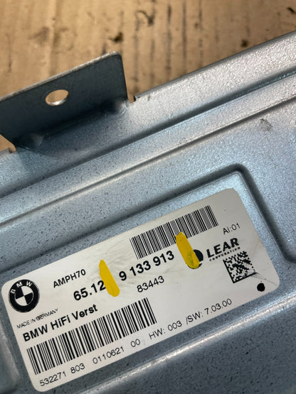 2007-2010 BMW X5 Top HiFi Lear Radio Audio Amplifier Amp OEM x1044 DG3