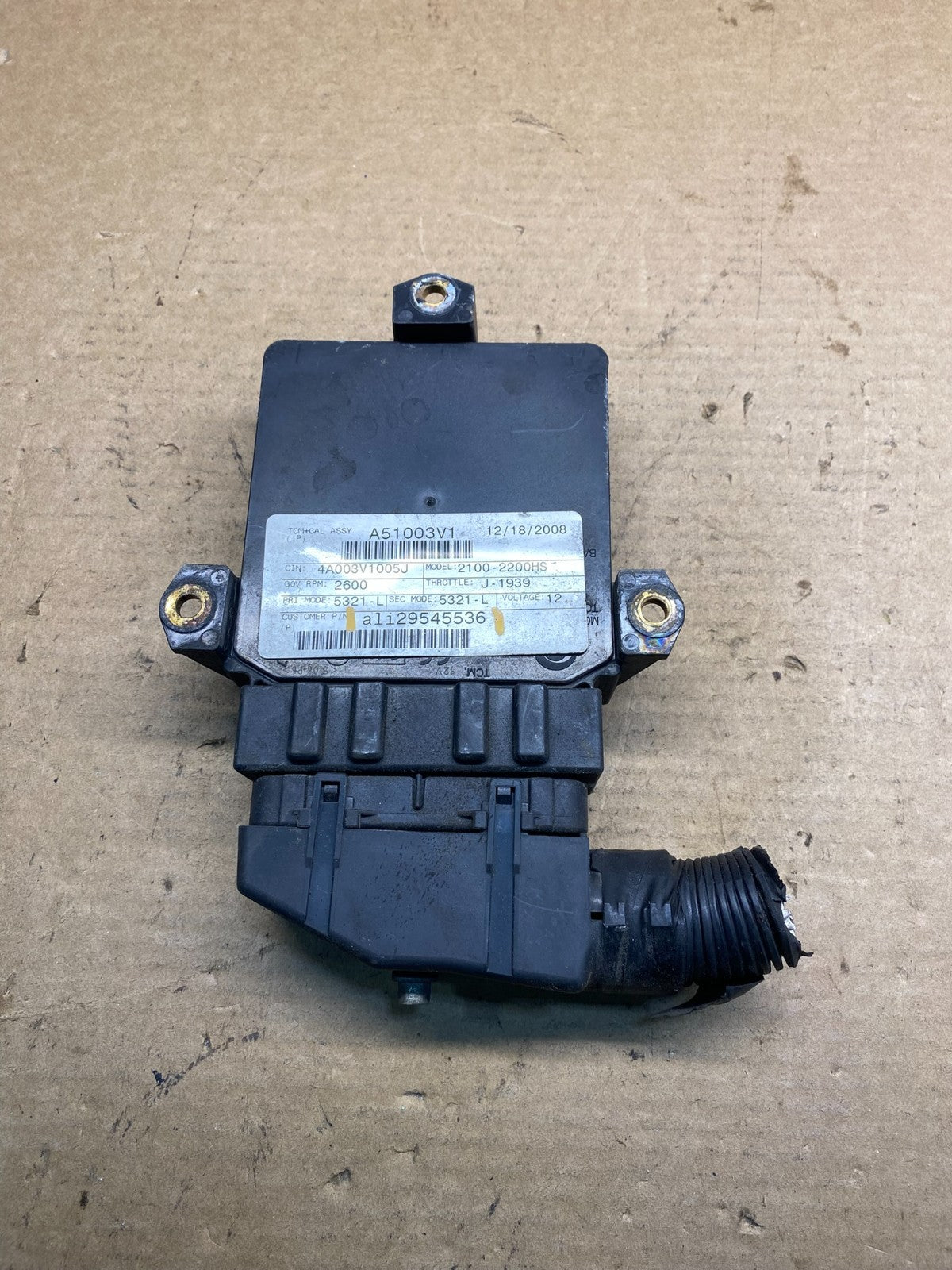 29545536 Allison TCM Transmission Control Module Computer Auto ae0017 DG0