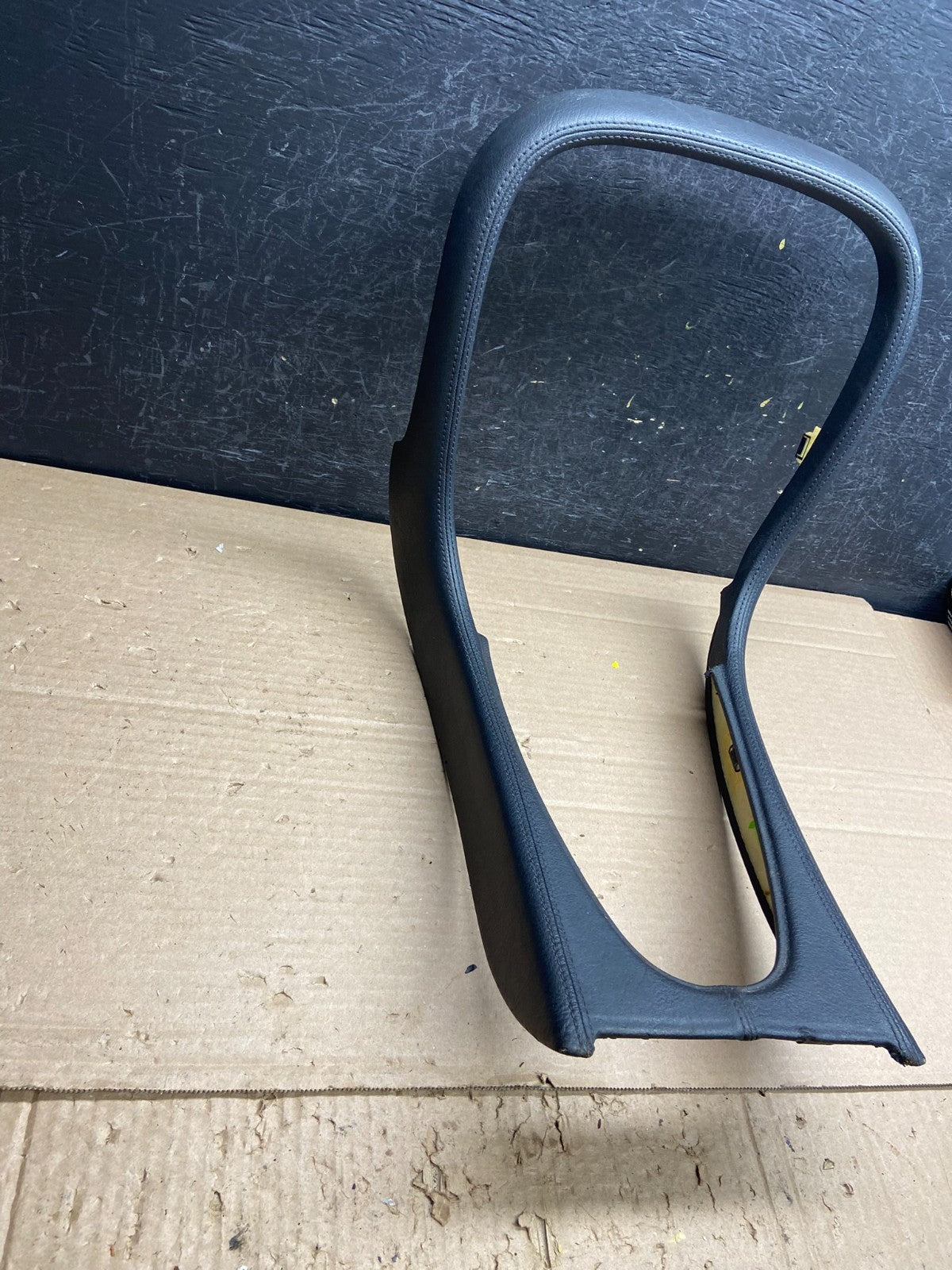 2003 to 2008 Jaguar S Type Front Center Console Leather Trim Panel AG02402
