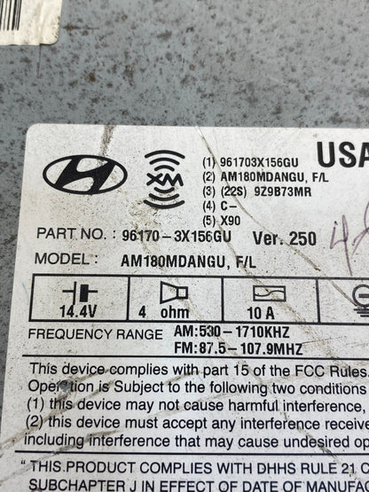 2014 2015 2016 Hyundai Elantra Am Fm Cd Player Radio Receiver ad5055 DG6