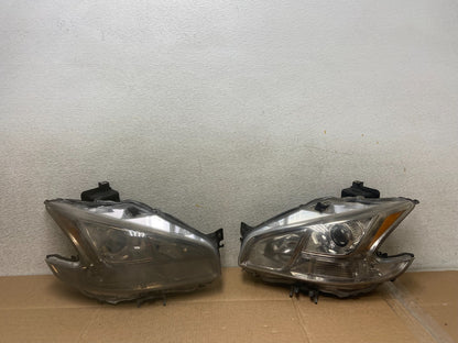 Halogen 2009 to 2014 Nissan Maxima Left+Right Side Set Headlights Y8445 DW0