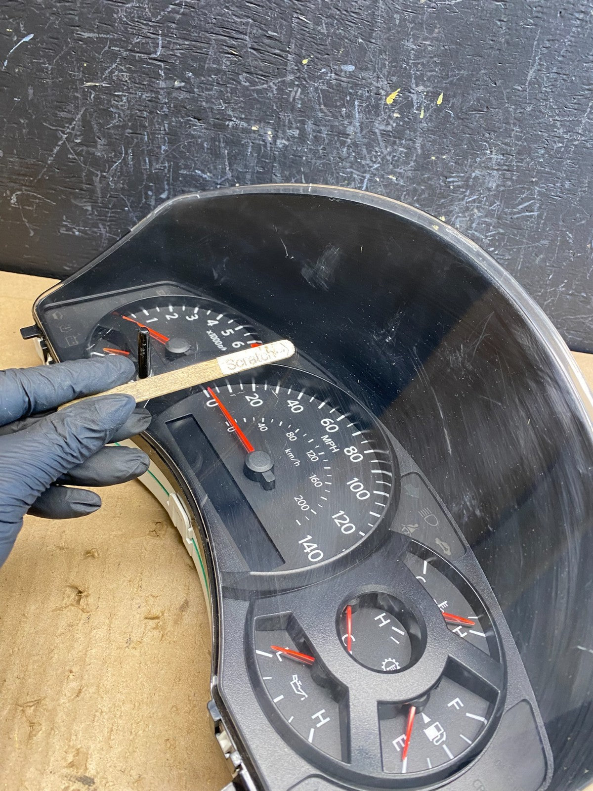 2004 to 2005  Nissan Titan Speedometer Cluster Gauge Bezel AC4656 DG3