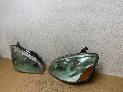 2005 to 2006 Nissan Altima Left+Right Set Halogen Headlights Oem V8697 DW1