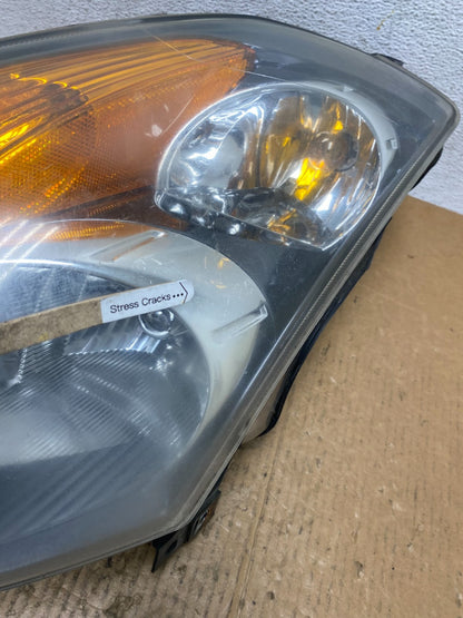 Sedan 2007 2008 2009 Nissan Altima Left Driver Headlight AE1482 DW4