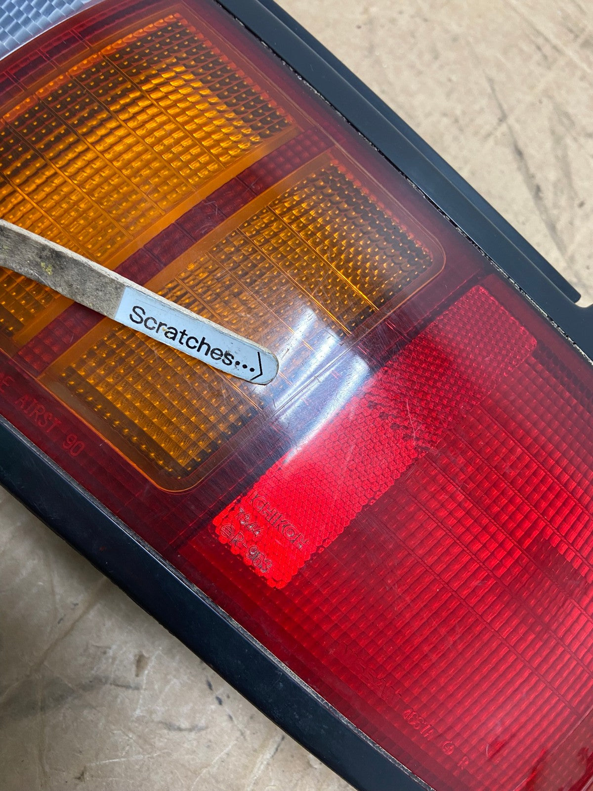 1991 to 1992 Nissan Sentra Coupe Right Passenger Side Tail Light AD6272 LK3
