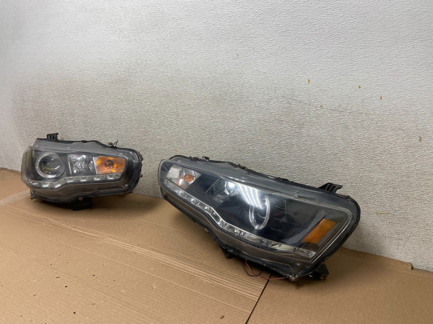 2008-2017 Mitsubishi Lancer Left+Right Side LED Headlights ab0978  DG1